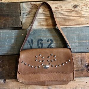 American West |  Genuine Leather Satchel Bag